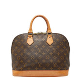 ルイ ヴィトン モノグラム アルマPM ハンドバッグ M51130 ブラウン PVC レザー レディース LOUIS VUITTON 【中古】